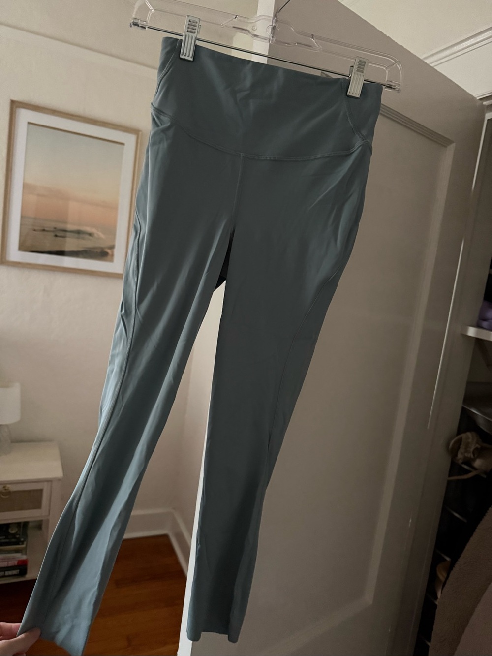 Lulu Lemon High-Waist Women's Active Leggings in Slate Blue